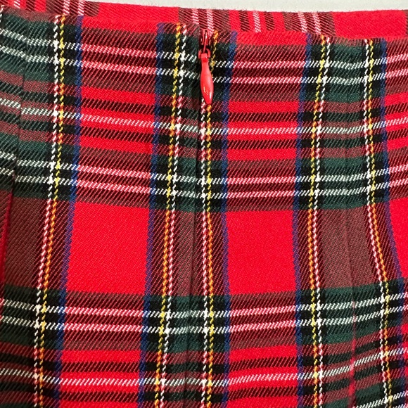NWT Brandy Melville Cara Plaid Skirt Red Size XS/S (O/S) - Picture 5 of 8